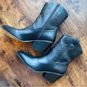 Western Chief Black Heeled Boots
